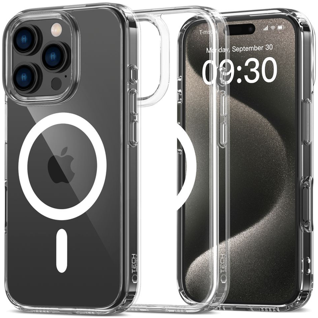 Tech-protect Flexair Hybrid Magsafe Iphone 16 Pro Max Transparent