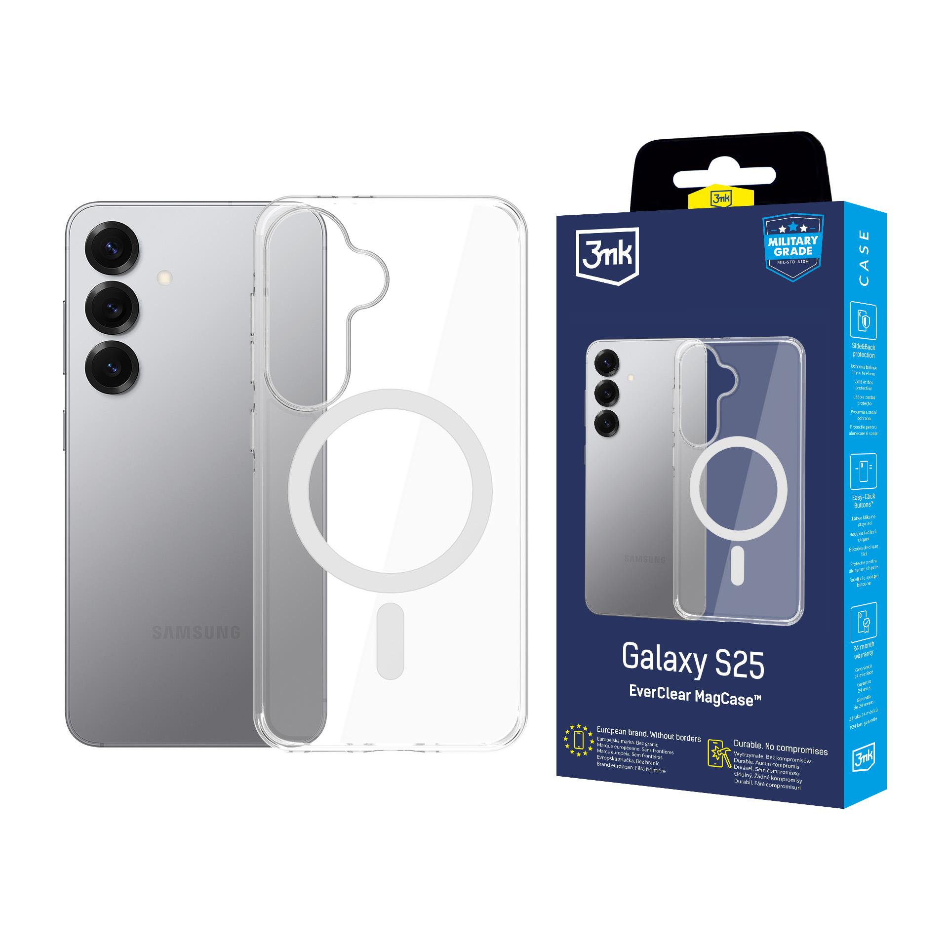Samsung Galaxy S25 - 3mk Everclear Magcase