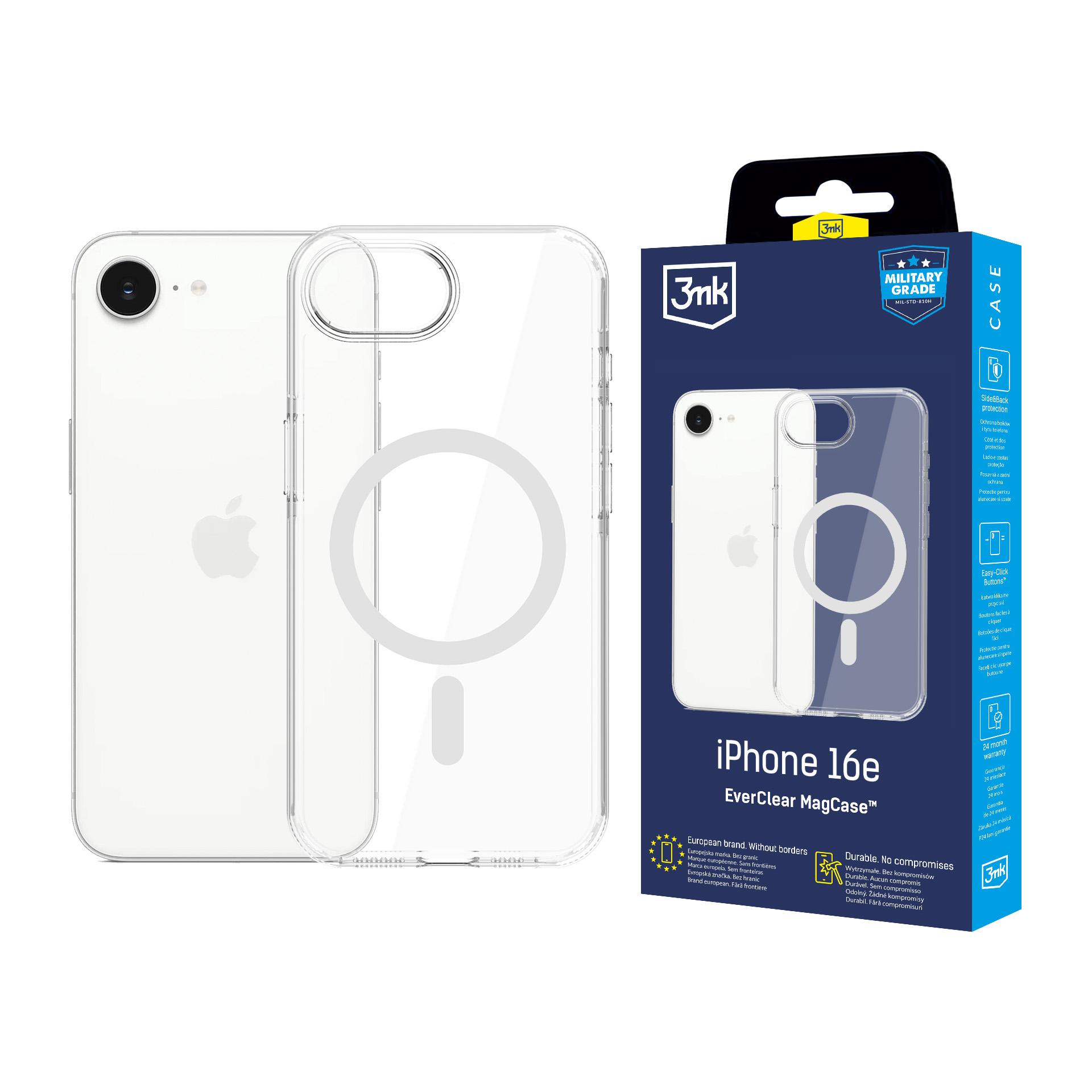 Apple Iphone 16e - 3mk Everclear Magcase