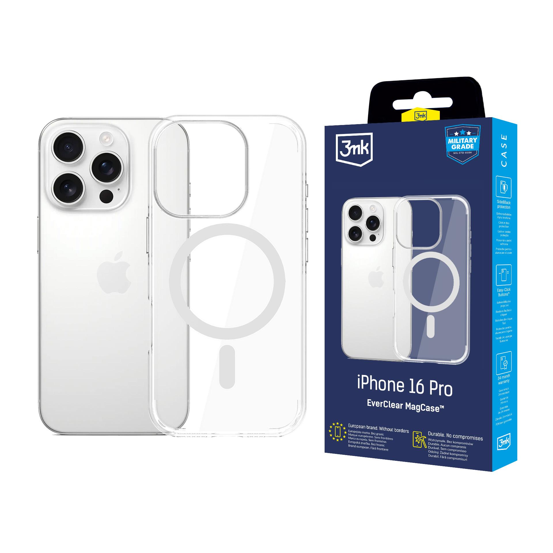 Apple Iphone 16 Pro - 3mk Everclear Magcase
