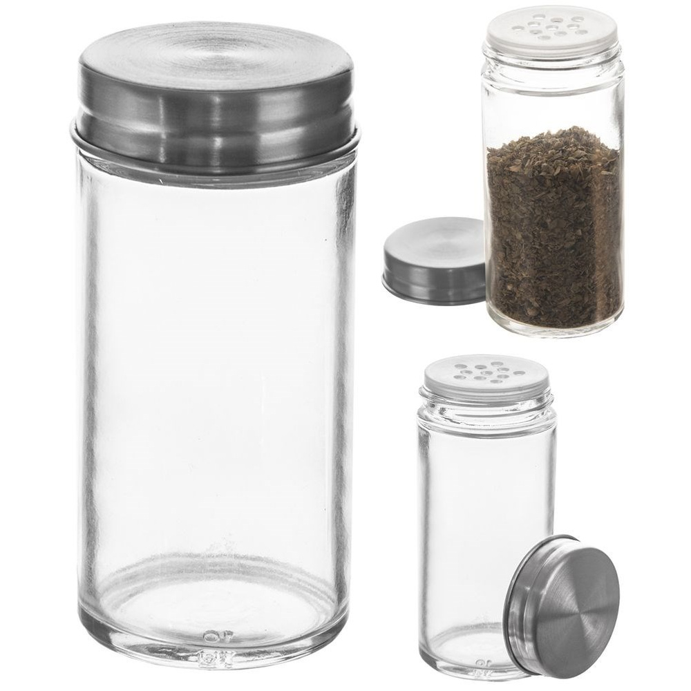 Gewürzbehälter Mit Sieb, Glas, 100 Ml