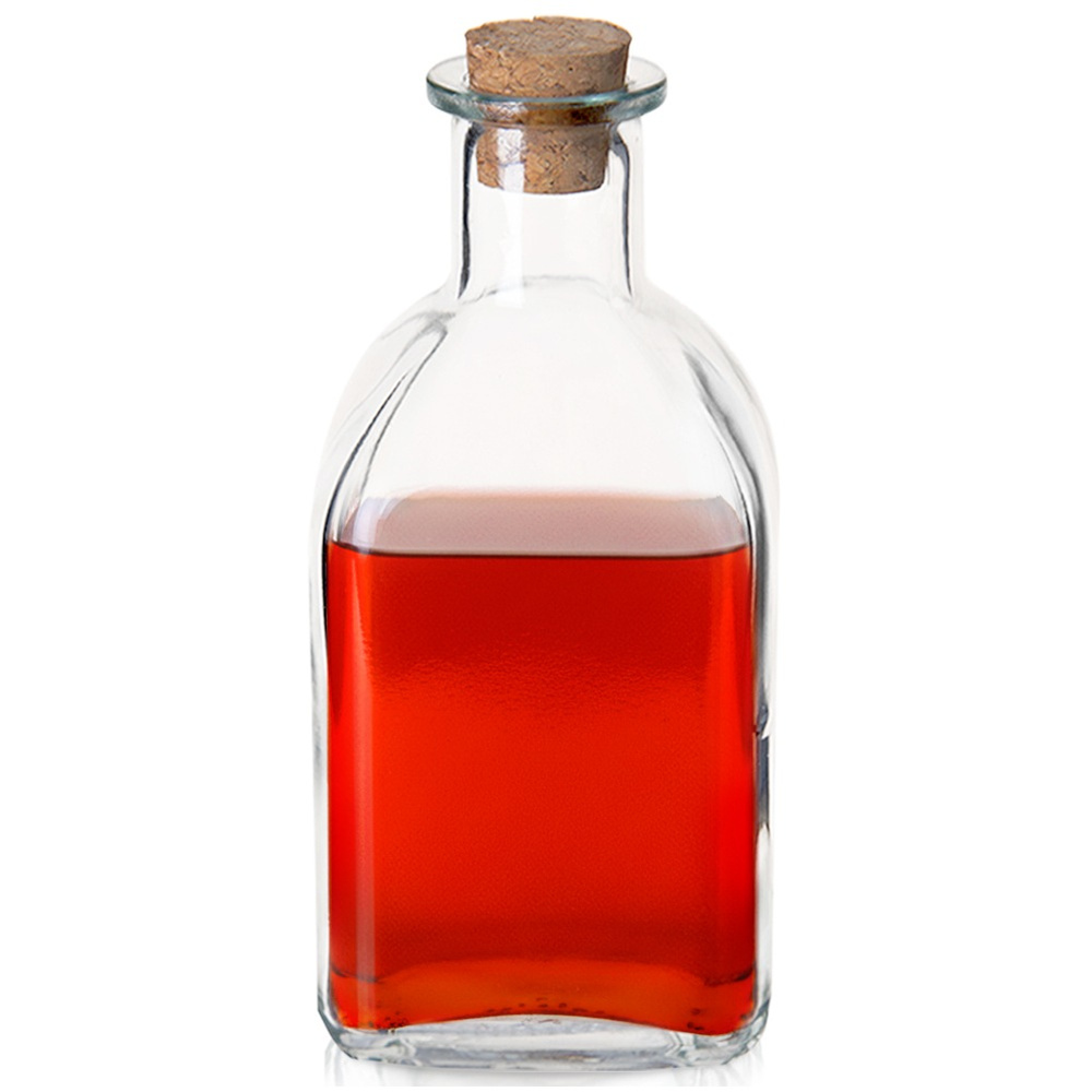 Glasflasche Mit Korken Für Likör, Wein, Saft, Lose Produkte, 270 Ml
