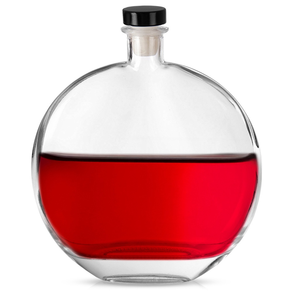 Glasflasche Mit Korken Für Likör, Wein, Saft, Wasser, Olivenöl, 520 Ml