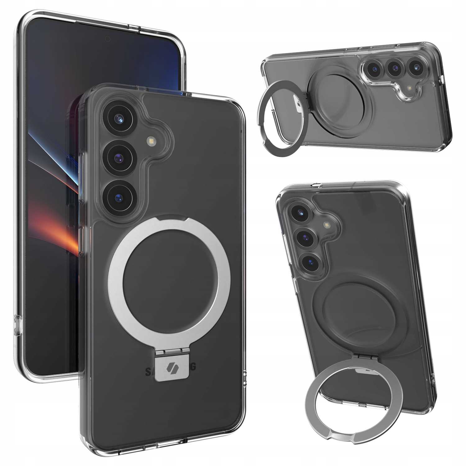 Spacecase Ring Pro Galaxy S25 Transparent