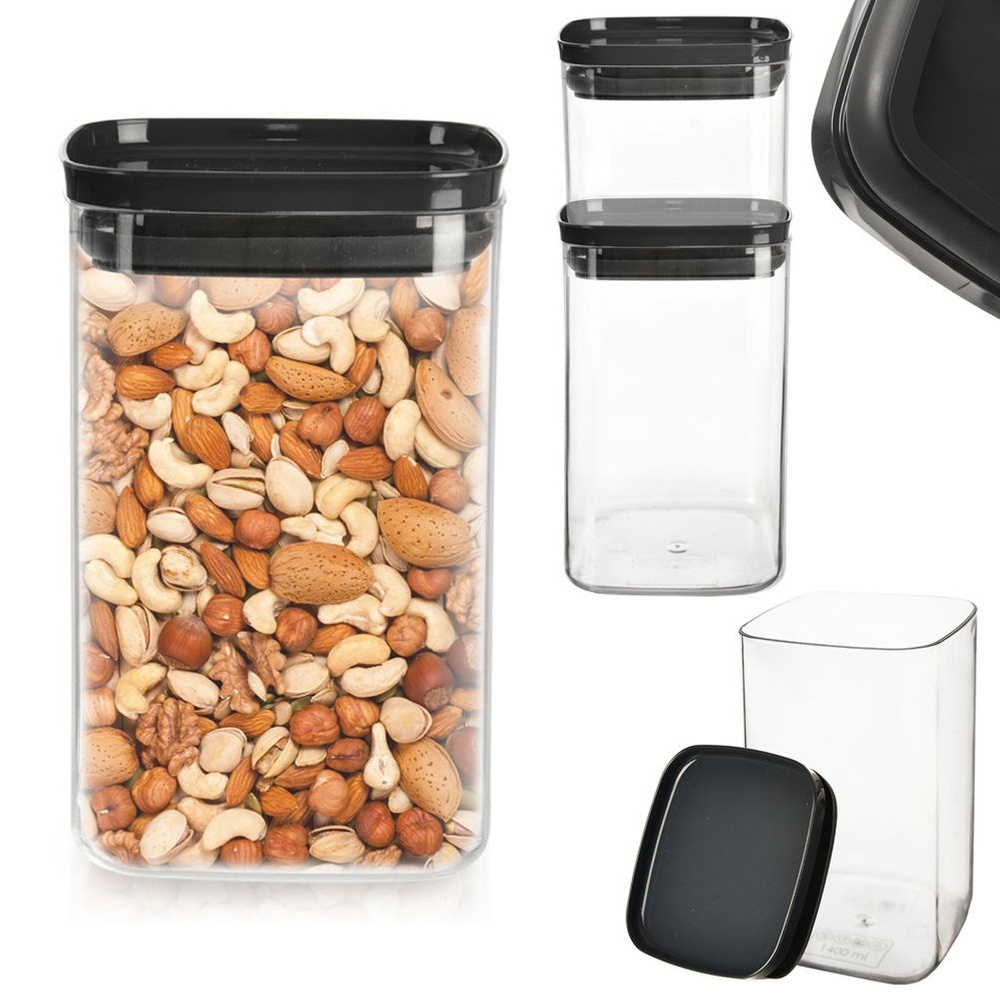 Küchenbehälter Für Lose Lebensmittel, Kaffee, Zucker, Salz, Nudeln, 1,4 L