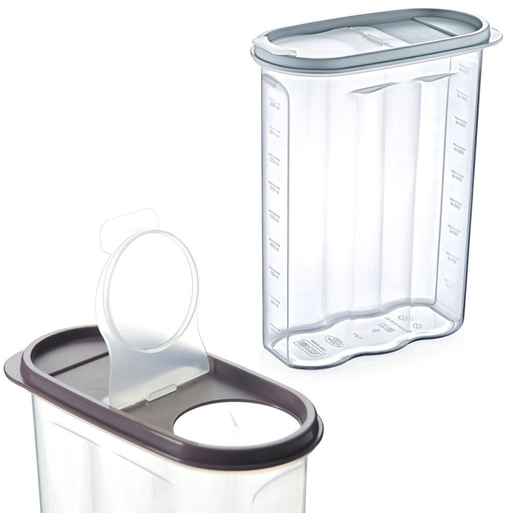 Küchenbehälter Für Lose Lebensmittel, Kaffee, Zucker, Salz, Nudeln, 2,4 L
