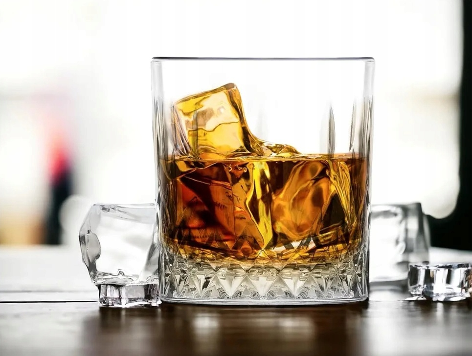 Luxito Lava Whiskygläser, 6er-set, Dickes Glas, 300 Ml