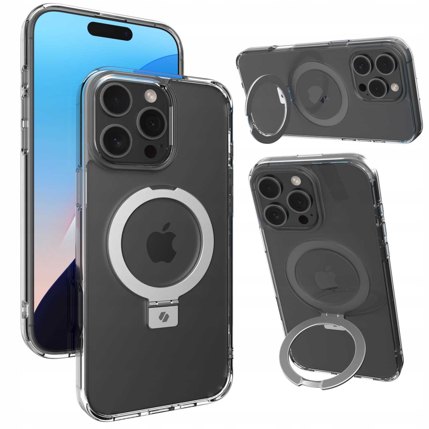 Spacecase Ring Pro Mag Iphone 16 Pro Max Durchsichtig