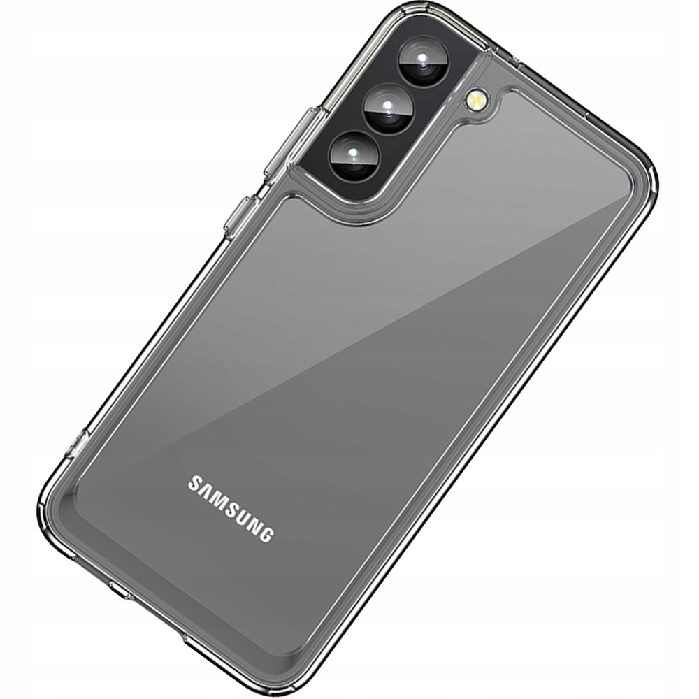 Schutzhülle „outer Space“ Für Samsung Galaxy S22+ (s22 Plus): Hartschalenetui Mit Gelrahmen, Transparent