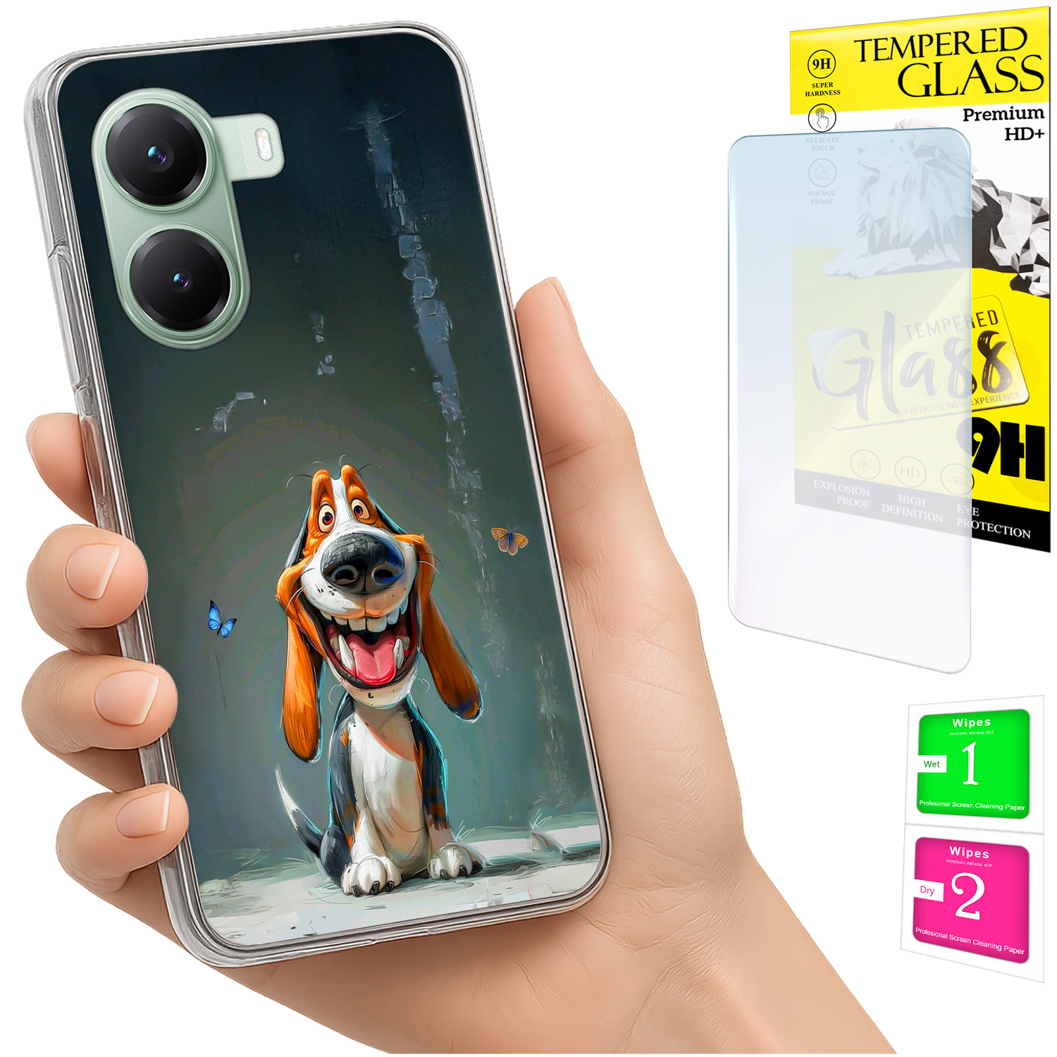 Schutzhülle Für Xiaomi Poco X7 Pro 5g Mit Fotomotiv Und 9h-glas
