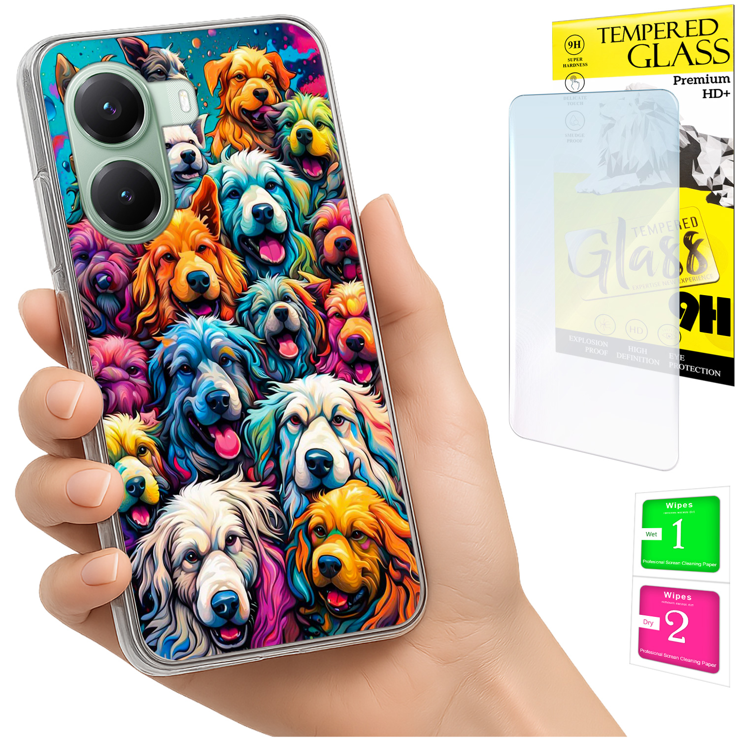 Schutzhülle Für Xiaomi Poco X7 Pro 5g Mit Foto-rückseite, Psy- Und 9h-glas
