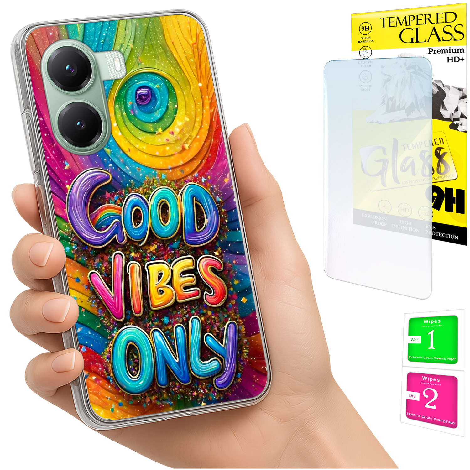 Schutzhülle Für Xiaomi Poco X7 Pro 5g Mit Foto-rückseite Und 9h-glas