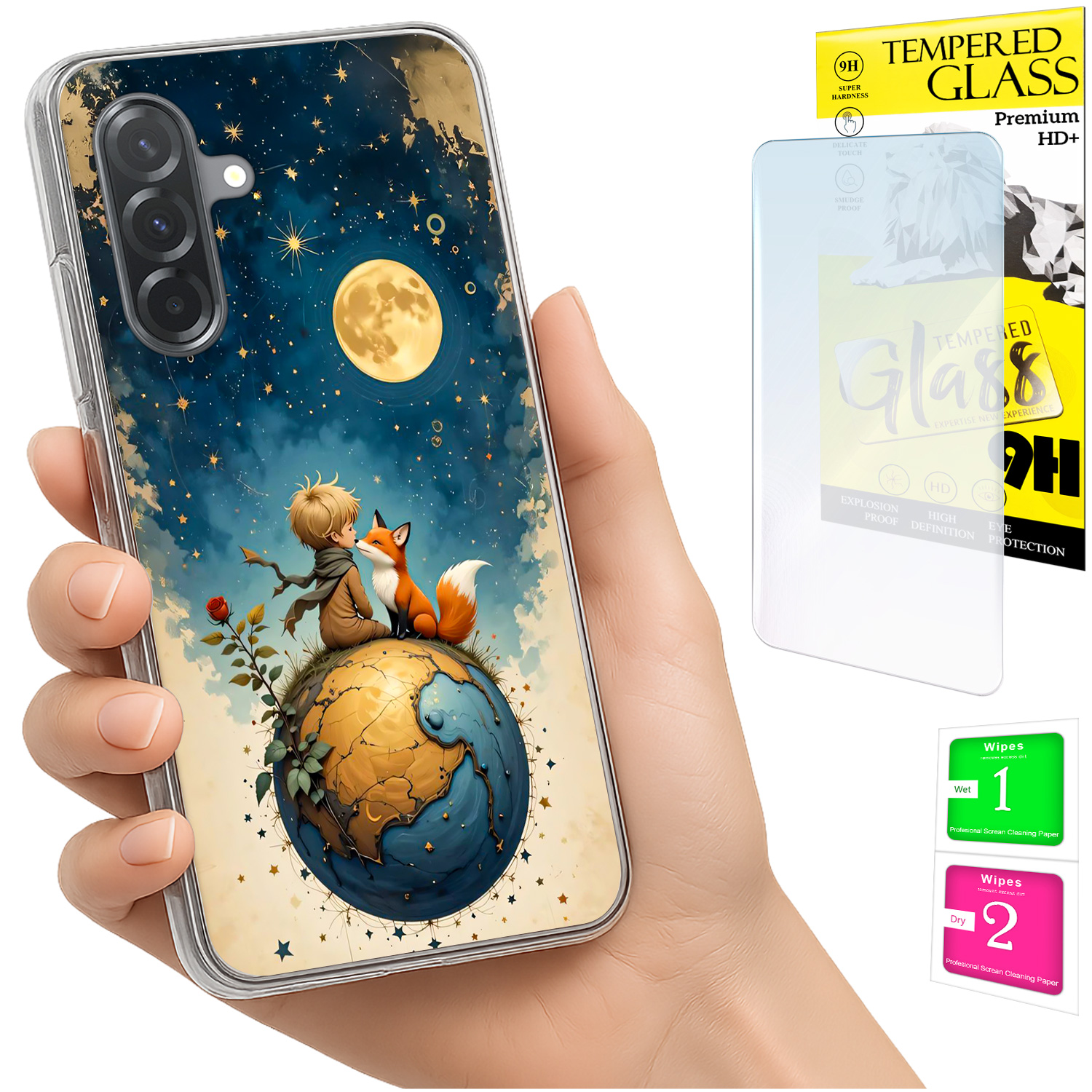 Schutzhülle Für Samsung Galaxy A36 / A56 Mit Lisek-glasrückseite (9h)