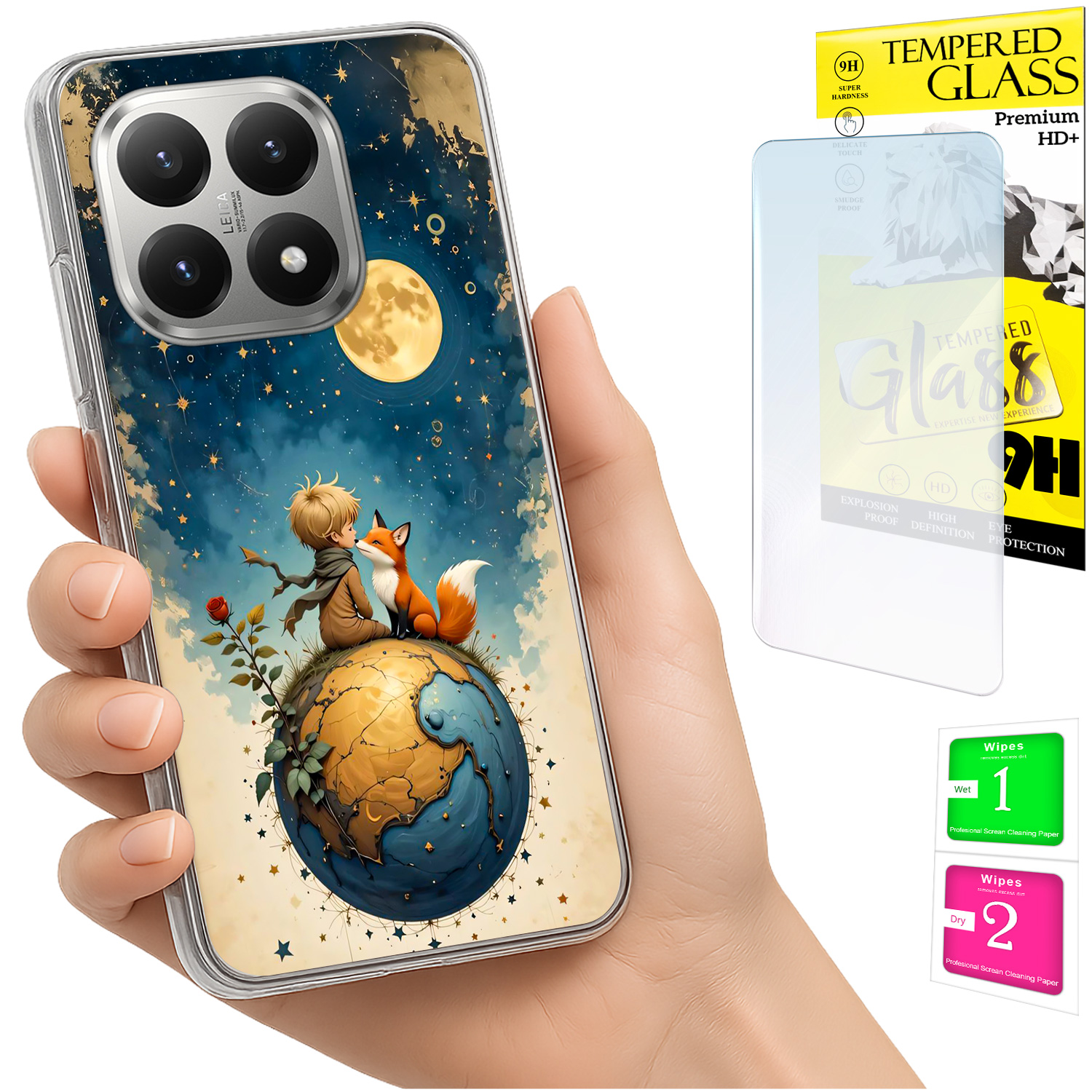 Schutzhülle Für Xiaomi 15t Mit Foto-rückseite, Grafikdesign Von Lisek Und 9h-glas
