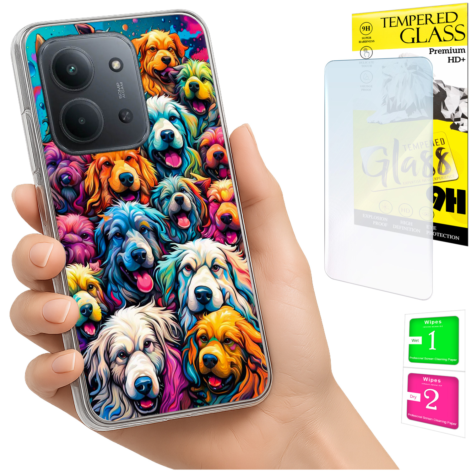Schutzhülle Für Xiaomi Redmi 15c 5g 173 Mm / Poco C85, Rückseite Aus Psy+ 9h-glas