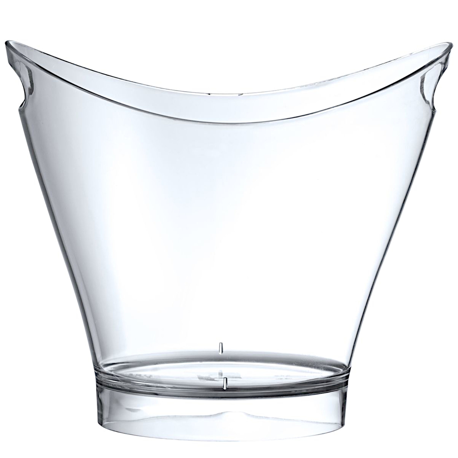 Ovale, Transparente Champagner-weinschale, 6 L