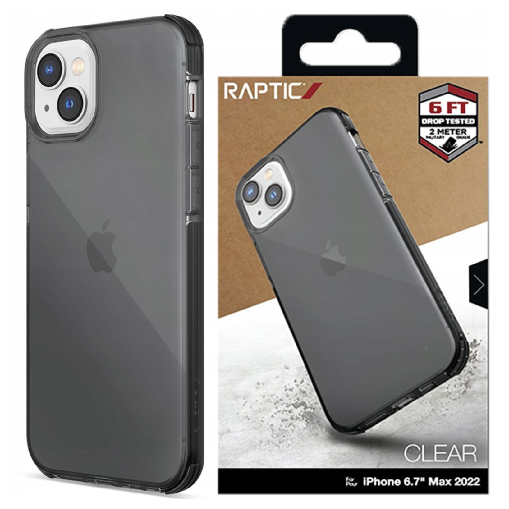 Raptic X-doria Transparente Schutzhülle Für Iphone 14 Plus, Grau