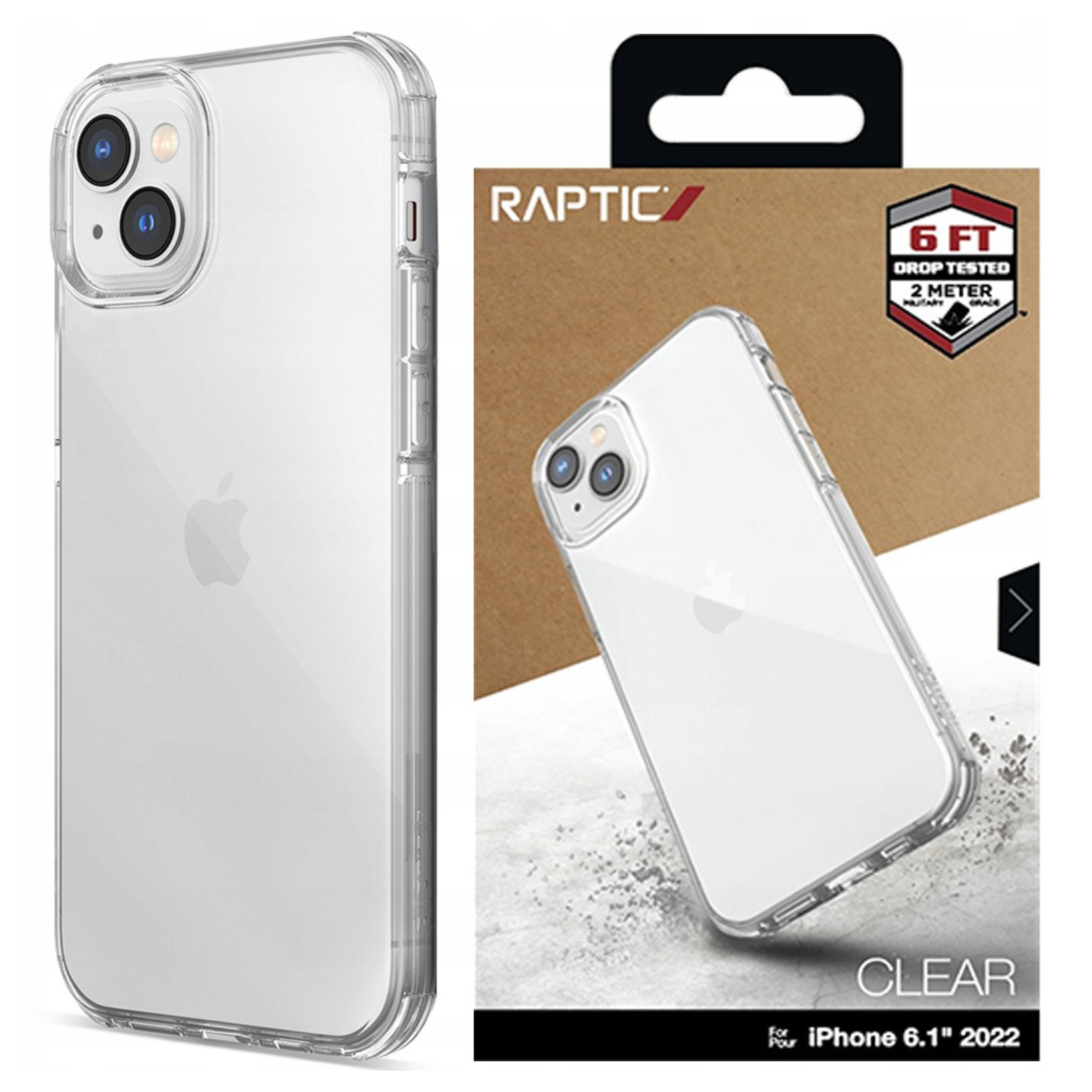 Raptic X-doria Clear Case Iphone 14 Plus Gepanzerte Transparente Hülle