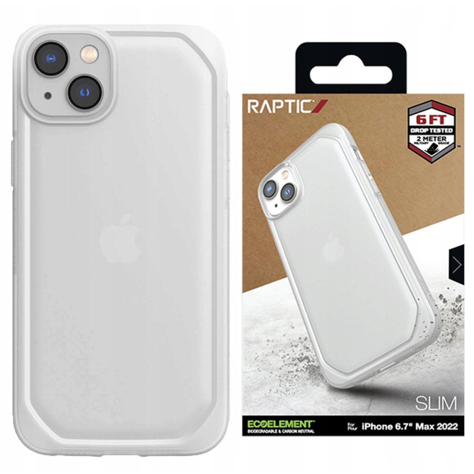 Raptic X-doria Slim Case Iphone 14 Plus Schutzhülle, Transparente Rückseite