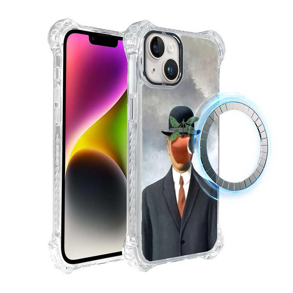 Iphone 14 Plus Ibizu Dropguard Ultra Hülle Mit Magsafe, René Magritte, Sohn Des Menschen