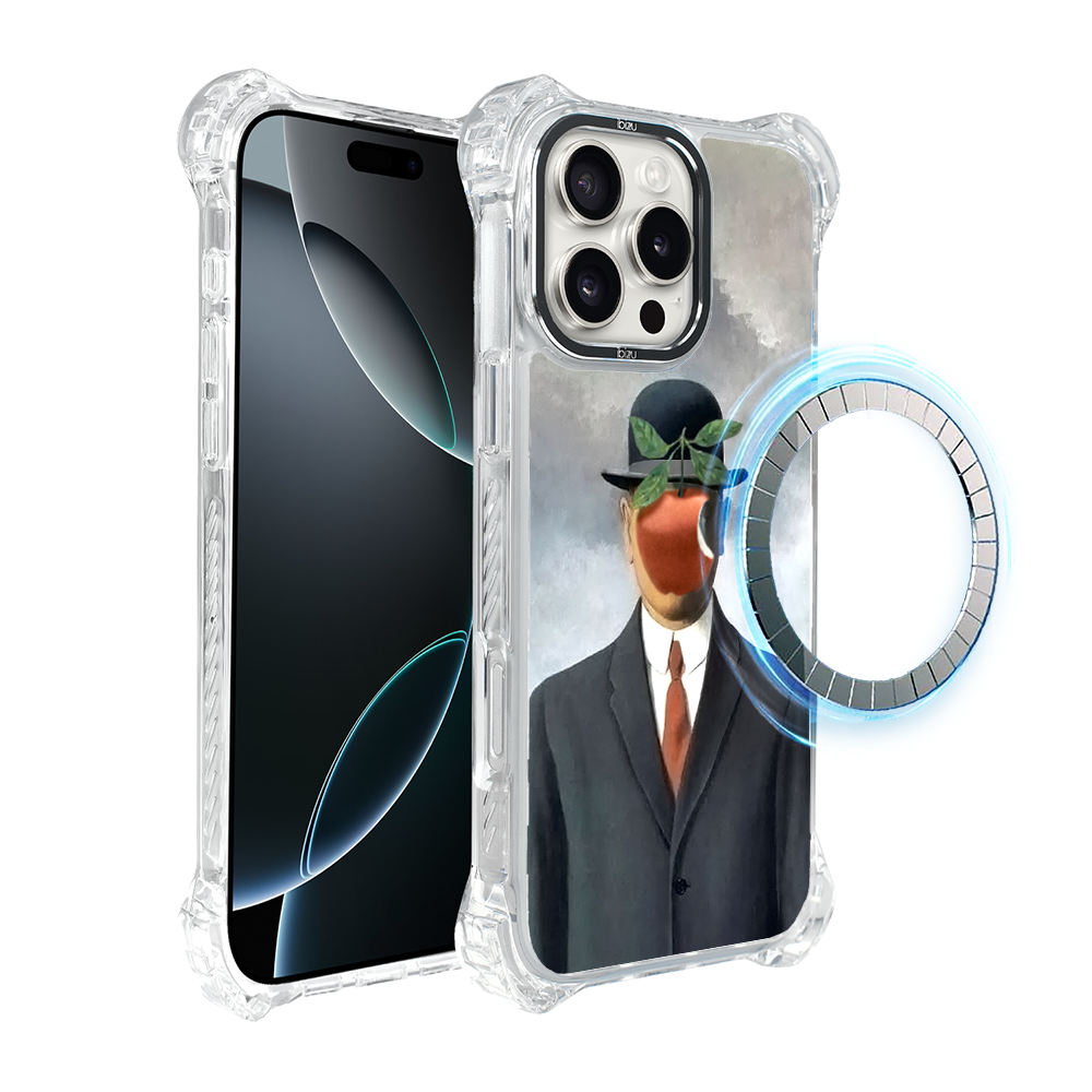 Iphone 16 Pro Ibizu Dropguard Ultra Hülle Mit Magsafe, Rene Magritte, Son Of Man