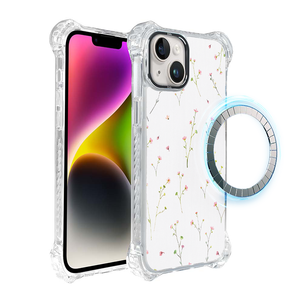 Iphone 14 Plus Ibizu Dropguard Ultra Hülle Mit Magsafe, Pastel Bloom, Wildflower Fantasy