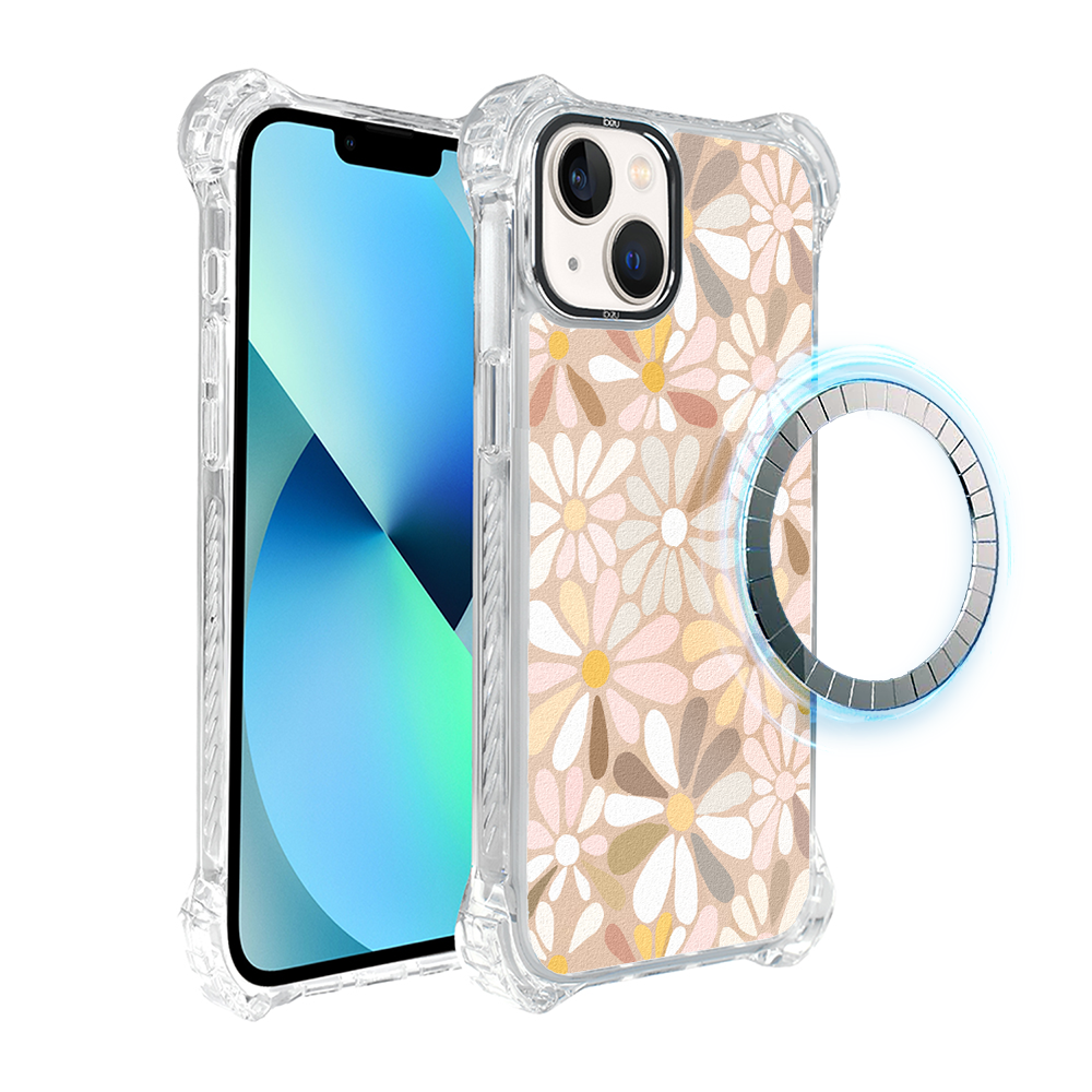 Iphone 13 Ibizu Dropguard Ultra Hülle Mit Magsafe, Boho, Vintage-blumen