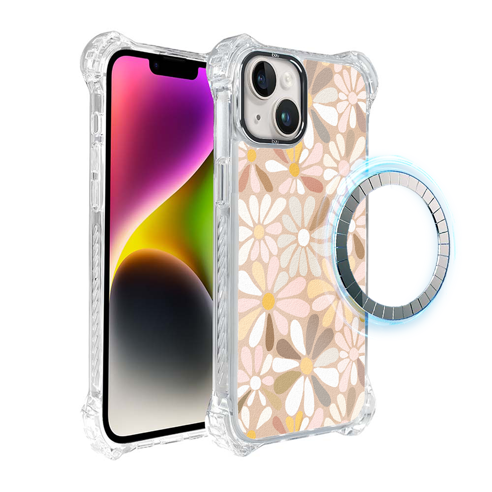Iphone 14 Ibizu Dropguard Ultra Hülle Mit Magsafe, Boho, Vintage-blumen