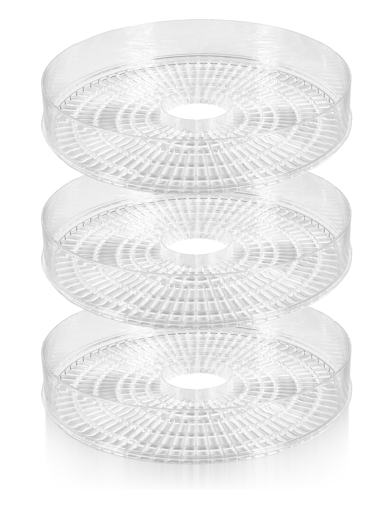 Runde Tabletts Für Dörrgeräte, 3er-set