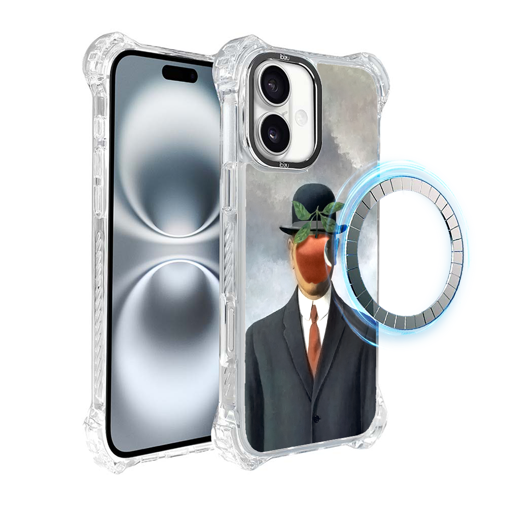 Iphone 16 Plus Ibizu Dropguard Ultra Hülle Mit Magsafe, René Magritte, Sohn Des Menschen
