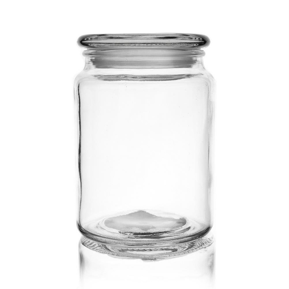 Runder Glasbehälter Für Lebensmittel, Lose Produkte, Kaffee, 750 Ml