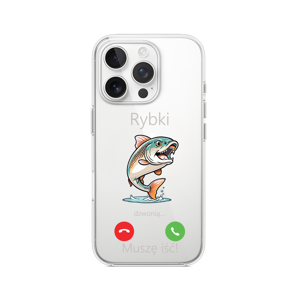 Iphone 16 Pro Max Hülle, Fischmotiv, Transparent