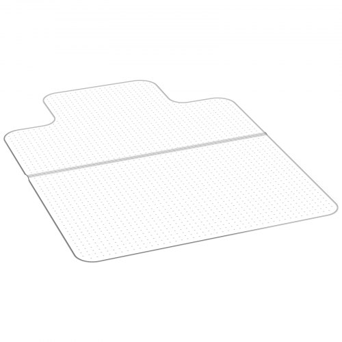 Stuhlmatte Stuhlteppich (1230 X 914 Mm) Bürostuhlmatte Für Kurzflorige Teppichböden, Bodenschutzmatte Aus Pvc Mit Noppen, Gleitet Sanft Unter Den Schreibtischteppich Für Das Heimbüro