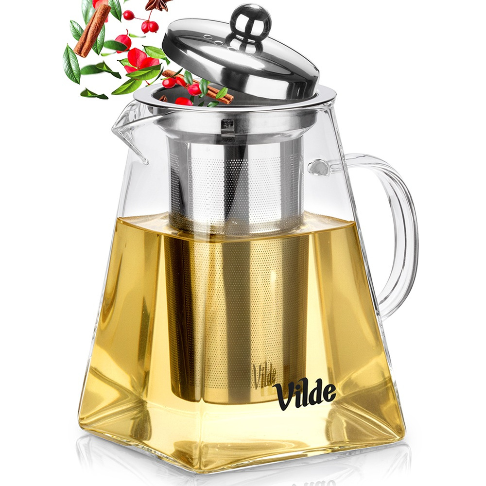 Teekanne Mit Teesieb Zur Zubereitung Von Kräutertee 920 Ml