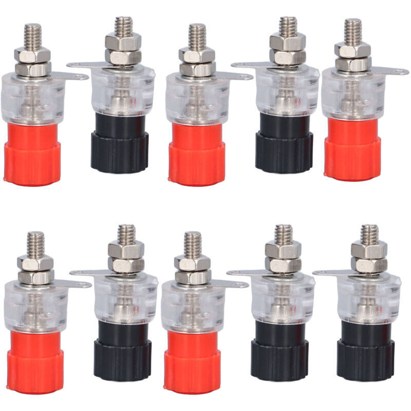 Sätze Transparenter Schraubklemmen Aus Silberlegierung Für Elektrische Verbindungen 50013