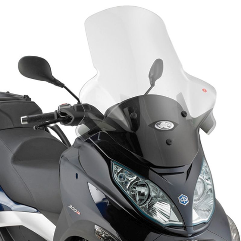 Kappa Windschutzscheibe Für Piaggio Mp3 300 Sport (2008–2017), Mp3 500 Business (2008–2017), Mp3 300/500 Business/sport (2012–2014) (75 X 65 Cm), Transparent
