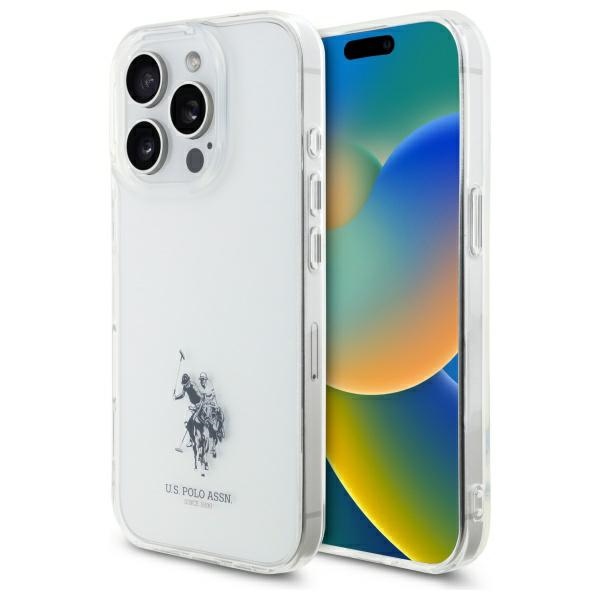 Transparente Iphone 15 Pro Max Us Polo Iml Doppelpferde-hülle