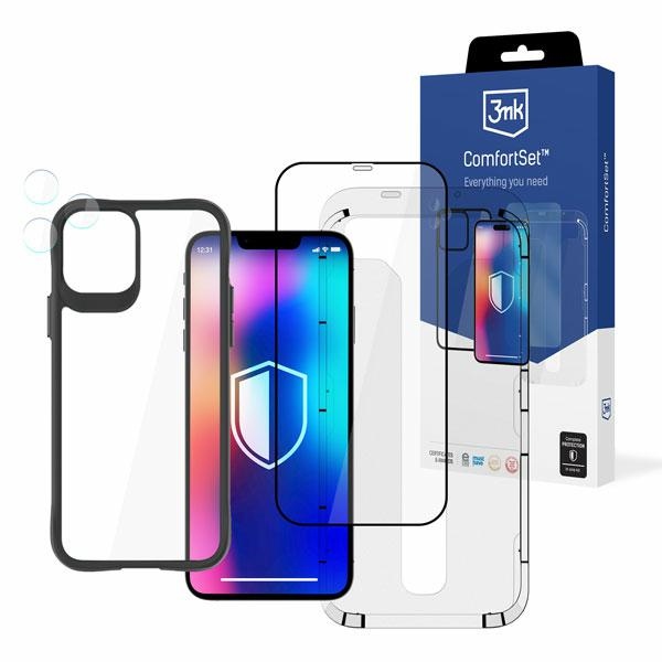 Schutzhülle Für Iphone 12 3mk 4-in-1-schutzzubehörset