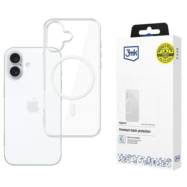 Iphone 16 Plus 3mk Magcase Klare Magsafe-kompatible Hülle