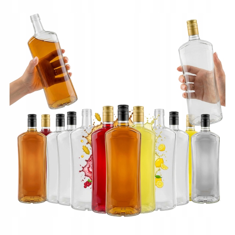 Set Mit 30 Flaschen Diva 1000ml Flasche Für Weintinktur 1l