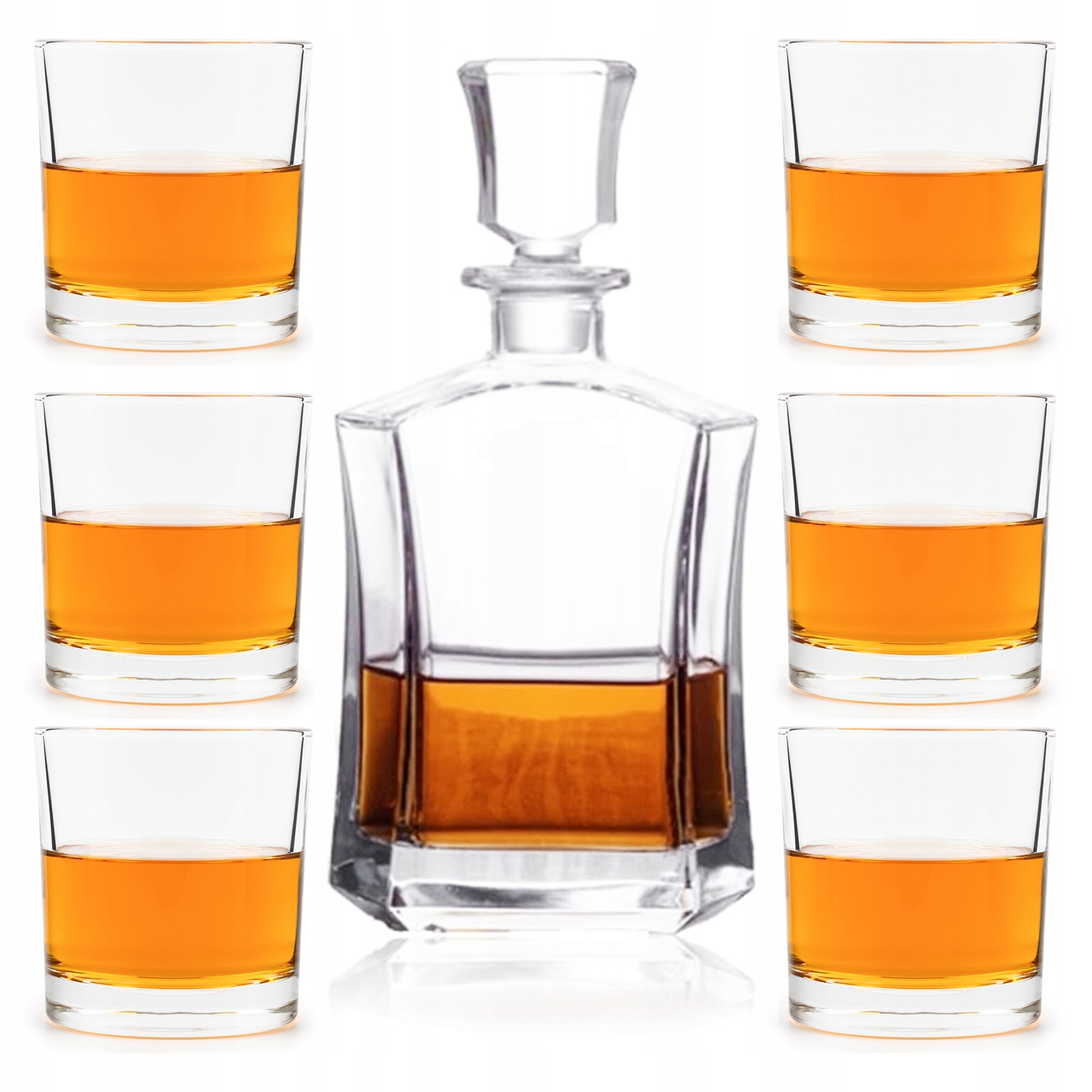 Karaffe + 6 Gläser Für Whisky – Whisky-geschenkset Für Feiertage Und Geburtstage