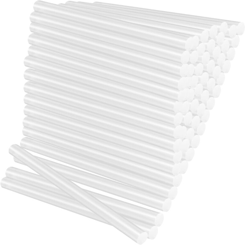 100 Stück Klebesticks Für Heißklebepistole 7 Mm X 100 Mm, Transparenter Heißkleber, Schnell Trocknend, Kleber Für Heißklebepistole, Heißklebestick Für Heimwerker, Basteln