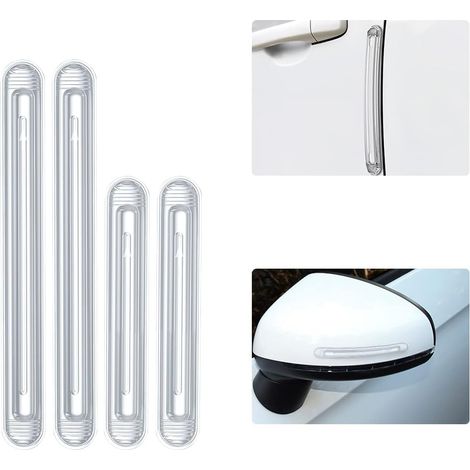 (14,7 Cm/9 Cm) 4-teilige Stoßstangenschutzleiste, Antikollisionsleiste Für Autos, Türkantenschutz, Antikollisionsschutzleiste Für Pkw Und Lkw