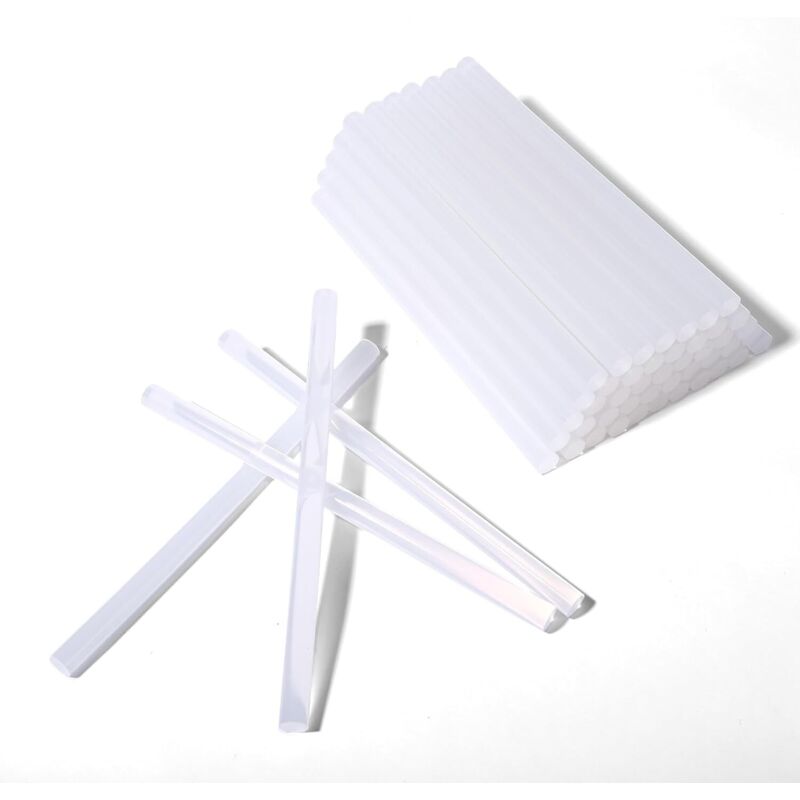 Packung Mit 50 Heißklebesticks, 11 Mm X 200 Mm, Universell Transparent, Schnelltrocknend, Für Heißklebepistolen, Sticks Für Reparaturen Und Diy-bastelarbeiten