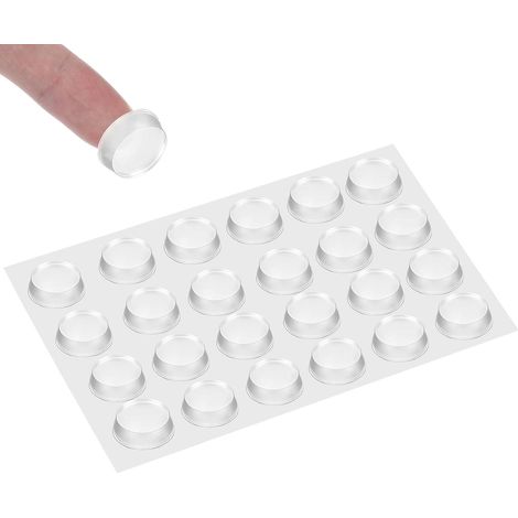 24 Rutschfeste Pads Für Glastischplatten, Transparente Tischschoner, Rutschfestes Gummi Für Glastischplatten, Bilderrahmen, Möbel, Küchenschränke