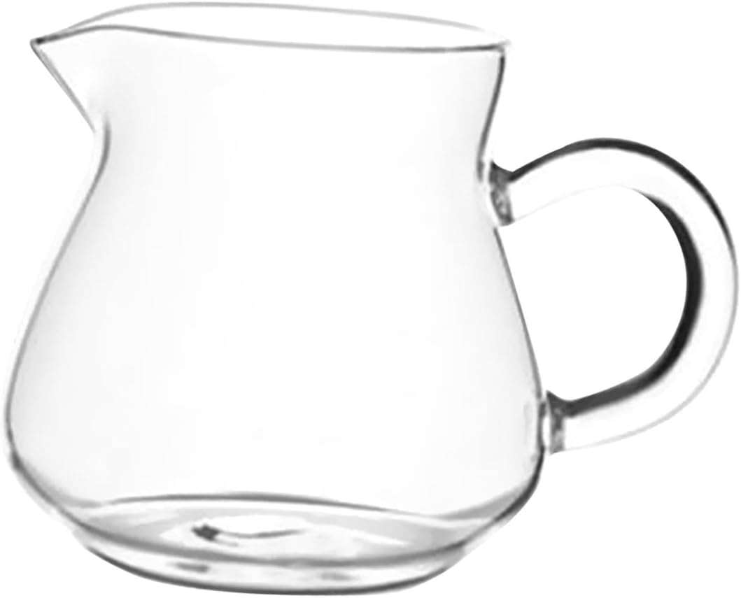 Mini Carafe, Tasse À Café, Pot À Lait, Pichet, Théière, Service À Thé Avec Anse, Tasse À Thé, Bec Verseur Transparent Pour Thé Latte, 250 Ml, 7 X 5,5 X 8,3 Cm