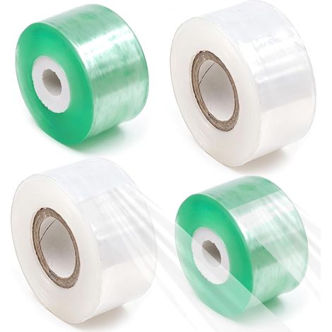 Packung Mit 4 Selbstklebenden Veredelungsbändern, 3 Cm X 100 M, Schutzband Für Pflanzen Und Bäume, Veredelungsband Für Baumschulen, Obstbäume Und Jungpflanzen