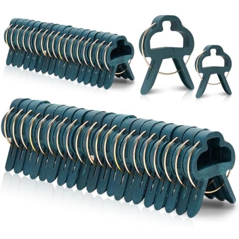 Set Mit 60 Verstellbaren Pflanzenbindern Für Garten, Tomaten, Weinreben Und Gemüse – 2 Größen Enthalten (3 Sets À 20 Stück)