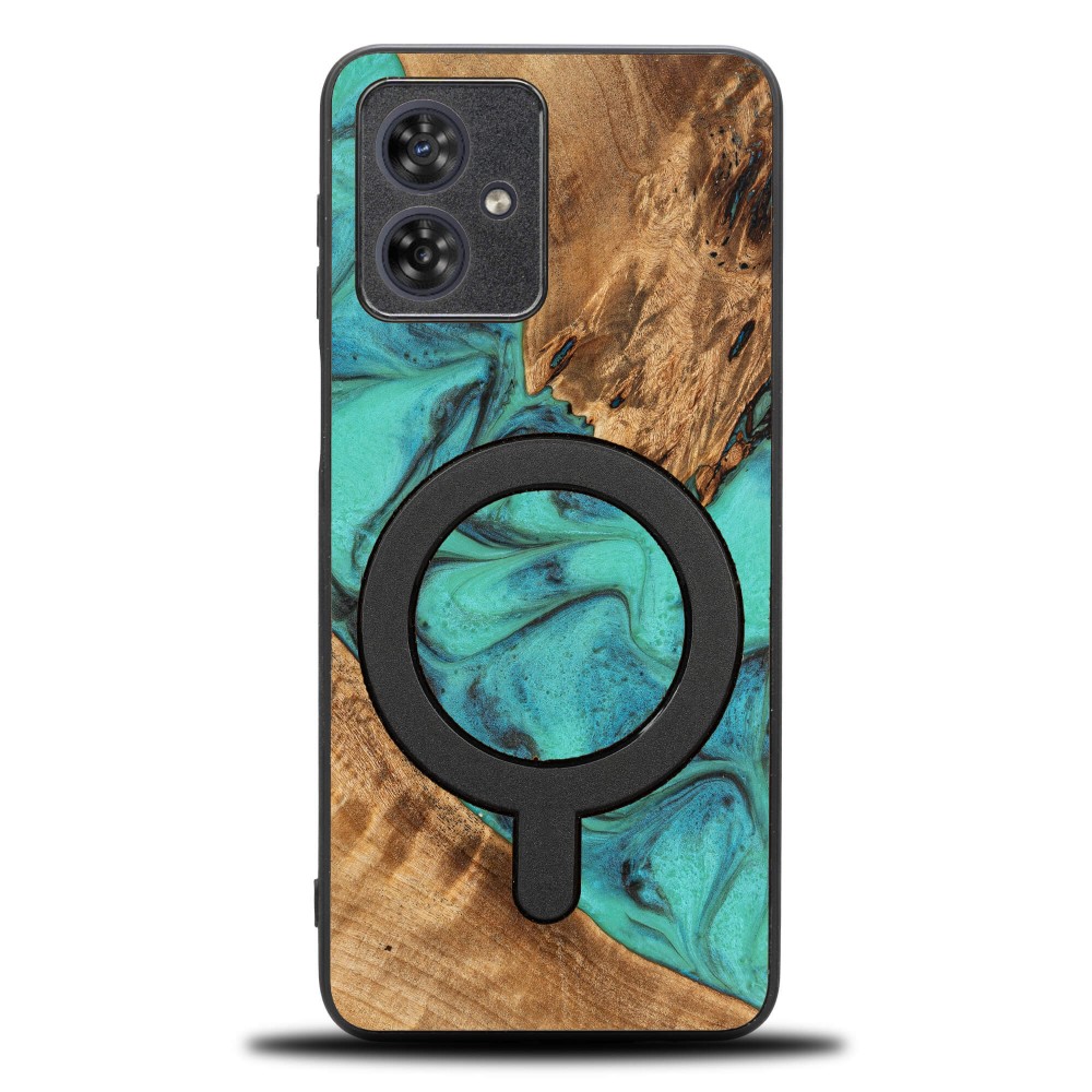 Bewood Unique Schutzhülle Für Motorola G54 5g – Türkis Mit Magsafe