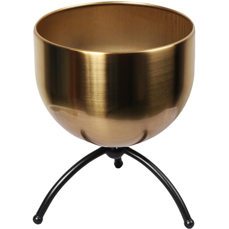 Goldene Metallabdeckung Für Drei Beine, 23 Cm